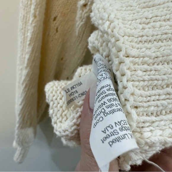 MADEWELL Floral Pointelle Pullover Sweater - Picture 5 of 6